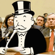 Rich Uncle Pennybags testifies before a Senate subcommittee on April 3.